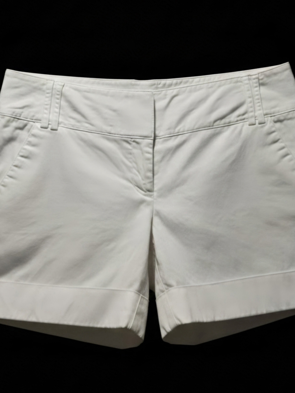 Express Tailored White Shorts 6 Chino Dressy Casual